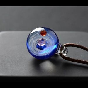 Glass Pendant Necklace